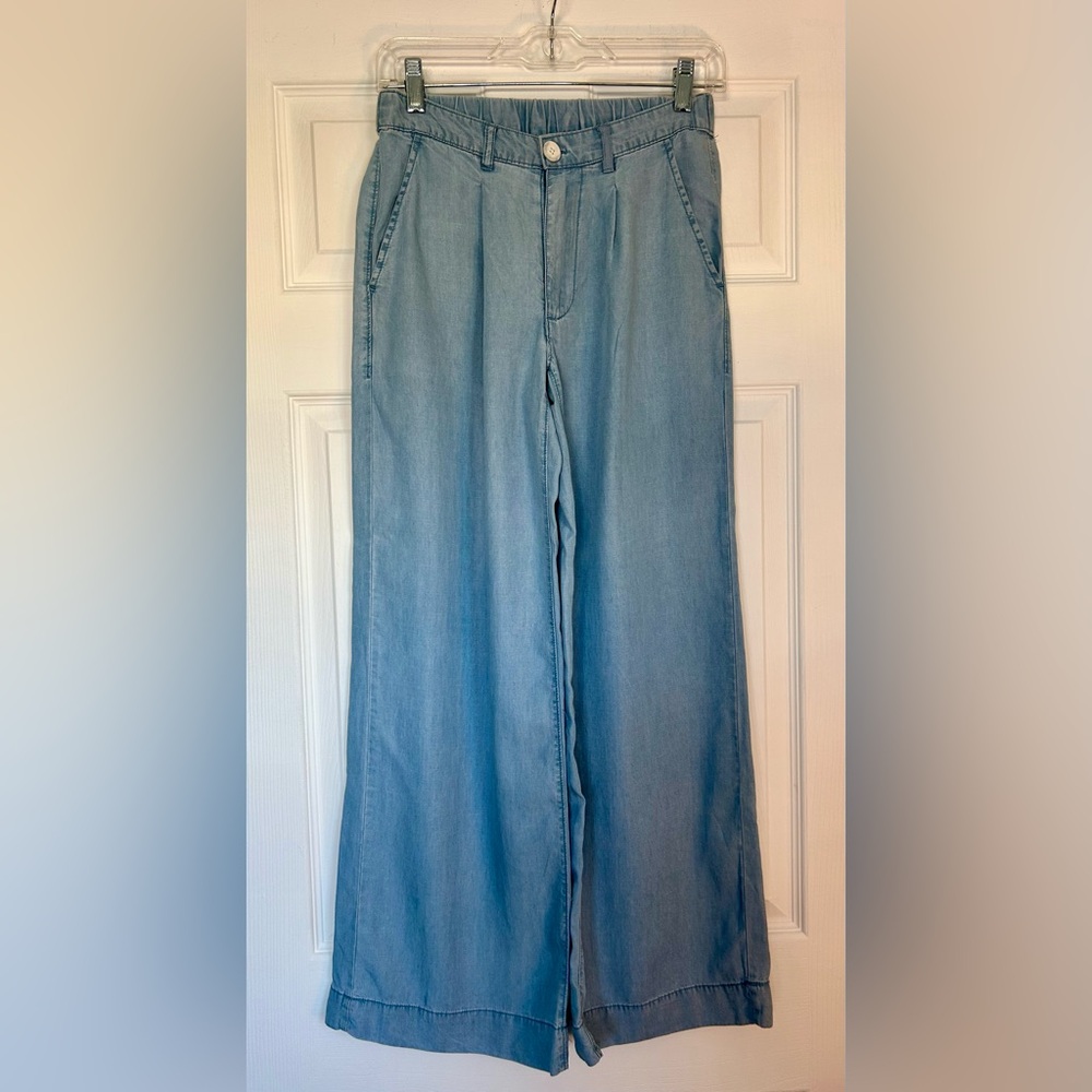 For The Republic Sky Blue Flare Jeans